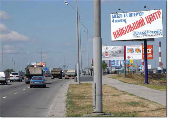 Фото рекламної площини за адресою пр.Бажана/Южный мост (птица)