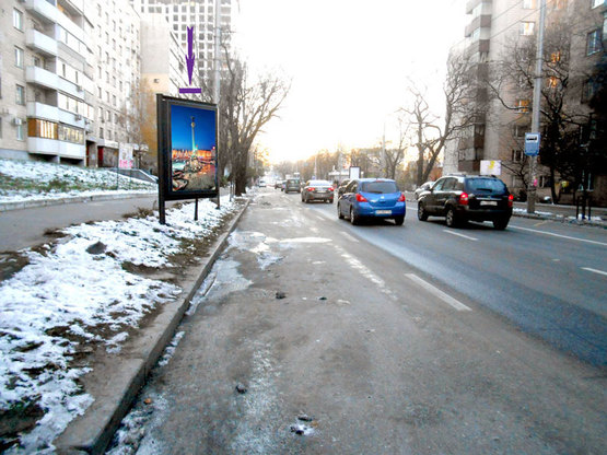 Фото рекламної площини за адресою ул. Жилянская,76
