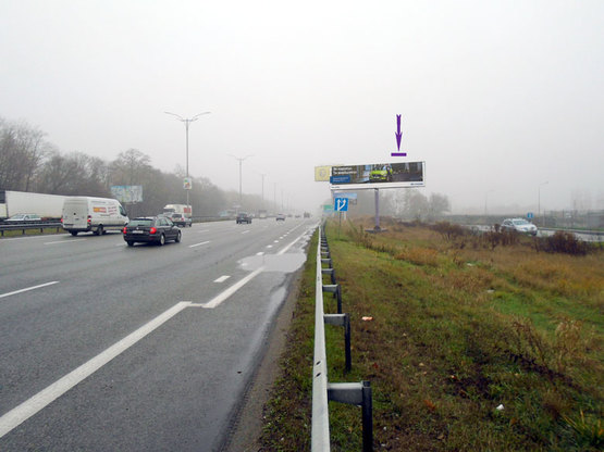 Фото рекламної площини за адресою Бориспільске шосе, автосалон БМВ,   напрямку а/п Борисполь