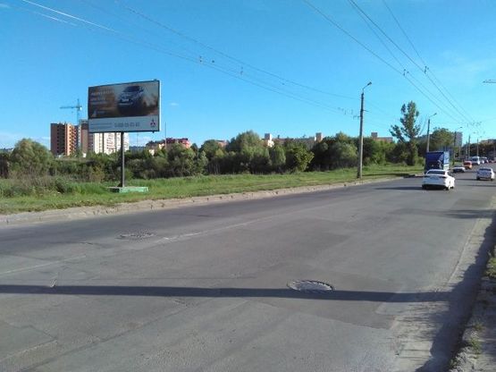 Фото рекламной плоскости по адресу Мирного П. ул., (ЖК "Набережний Квартал") Фото рекламной плоскости по адресу Мирного П. ул., (ЖК "Набережний Квартал")