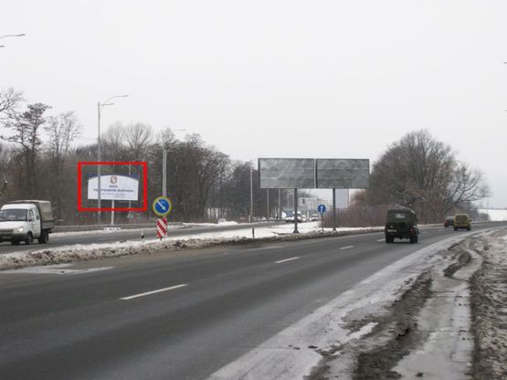 Фото рекламної площини за адресою Траса Е40, вул. Київський Шлях, 34км+850м, в'їзд в Бориспіль з м. Київ.