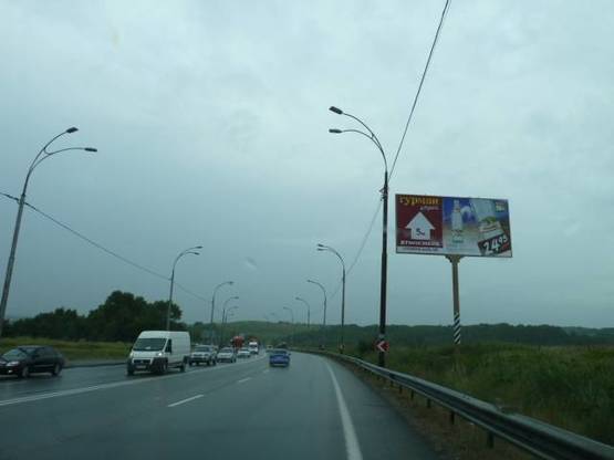 Фото рекламної площини за адресою трасса Киевское полукольцо (Окружная) км 23+000_правый // из Киева