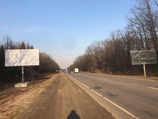 Фото рекламной плоскости по адресу Білборди розміщені на трасі Н 10 Івано-Франківській - Калуш, між селами Вістова-Боднарів.