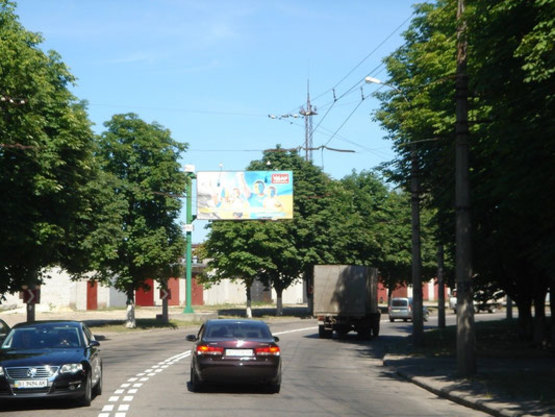 Фото рекламної площини за адресою ул. В.Пугачева (ул. Московская), 11, район гипермаркета «Маркетопт» на Московской Фото рекламної площини за адресою ул. В.Пугачева (ул. Московская), 11, район гипермаркета «Маркетопт» на Московской