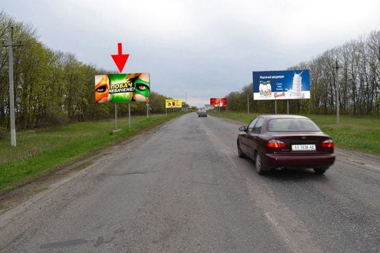 Фото рекламної площини за адресою Салтовское шоссе -развязка с окружной-6- въезд в город со ст. Ст. Салтова