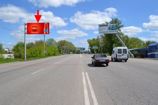 Фото рекламной плоскости по адресу Полтавский шлях - пер. Киевский-развязка с окружной-флажок№2-в центр