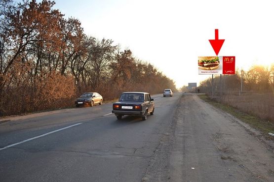 Фото рекламної площини за адресою ул. Леся Сердюка -окружная дорога-11- въезд в город со ст пос. Циркуны