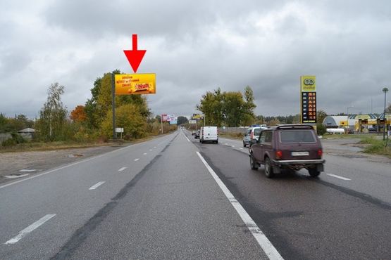 Фото рекламної площини за адресою Симферопольское шоссе-  возле АЗС Motto -флажок №1- в центр