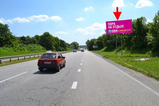 Фото рекламної площини за адресою Трасса Киев-Харьков-Довжанский возле АЗС SHELL (в ст Харькова)