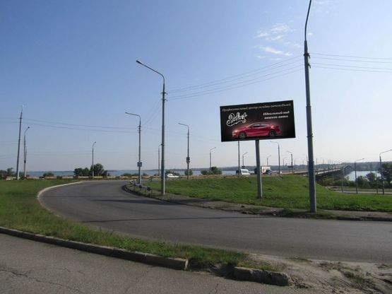 Фото рекламной плоскости по адресу Набережна Перемоги.  В'їзд на Південний міст/Набережная Победы, въезд на Южный мост. На пересечении с Днепровским спуском Фото рекламной плоскости по адресу Набережна Перемоги.  В'їзд на Південний міст/Набережная Победы, въезд на Южный мост. На пересечении с Днепровским спуском