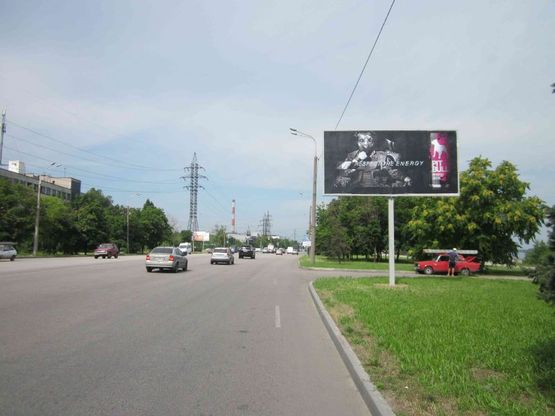 Фото рекламной плоскости по адресу вул.Наб.Заводська, 9/ул.Наб.Заводская, 9 поток движения от Амурского моста к ул.Павлова