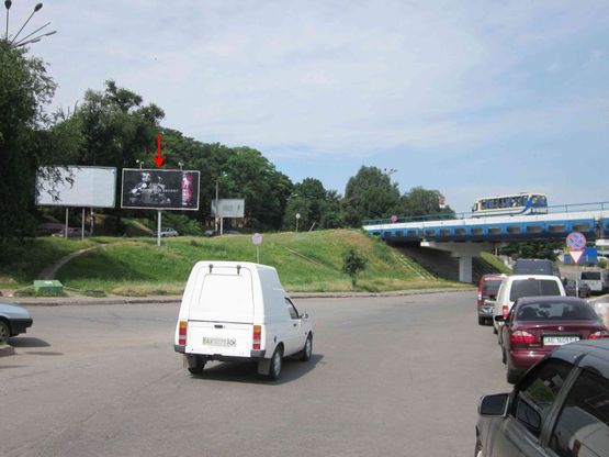 Фото рекламной плоскости по адресу вул.Курчатова, 10/ул.Курчатова, 10, автовокзал, рядом жд вокзал, Курчатовский рынок, зоорынок