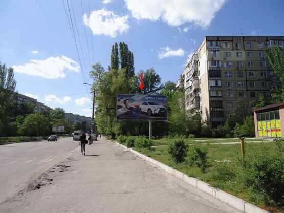Фото рекламної площини за адресою пр. Героїв, 27, біля кафе "Фантазія", до центру/пр. Героев, 27, возле кафе "Фантазия", в центр