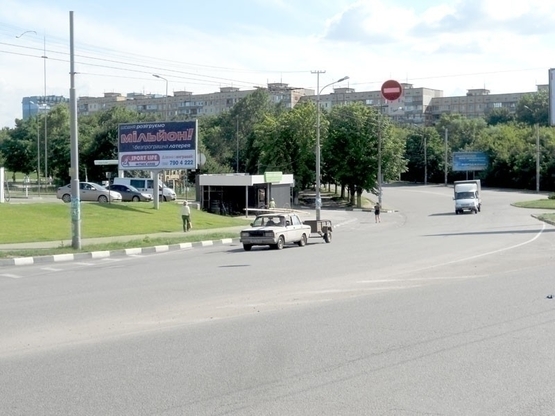 Фото рекламної площини за адресою вул. Панікахи (заправка ОККО, вулканізація), від ТРЦ Терра/ул. Паникахи (заправка "ОККО", вулканизация), от ТРЦ "Терра"