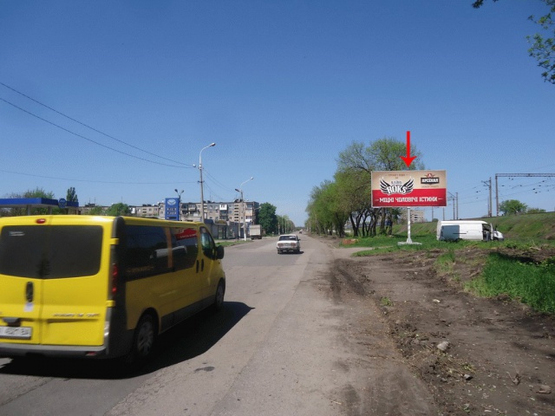 Фото рекламної площини за адресою Київська траса, біля вул.Дорожня, в центр/Киевская трасса, возле ул.Дорожной, в центр