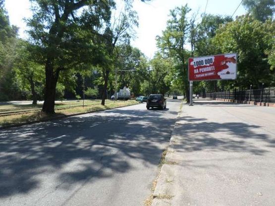 Фото рекламной плоскости по адресу ул. Армейская, 1 (напротив) - ул. Фонтанская дорога