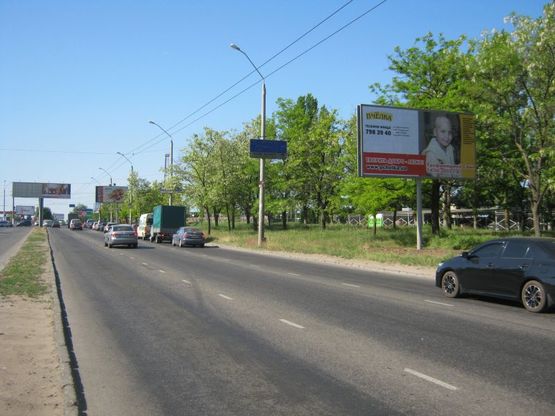 Фото рекламной плоскости по адресу просп. Маршала Жукова, 91-А (возле автостоянки № 3)