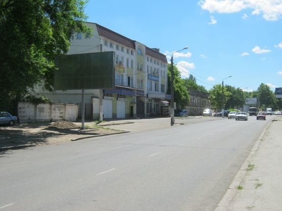 Фото рекламной плоскости по адресу ул. Балковская, 95 (от пересыпи)