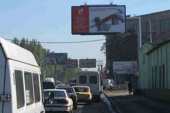Фото рекламной плоскости по адресу ул. Водопроводная - ДК Канатного з-да (Гусак)