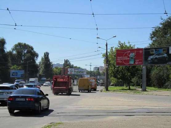 Фото рекламної площини за адресою ул. Балковская (Дюковский парк) - ул.Маловского (левый)