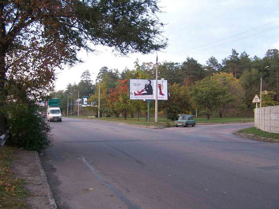 Фото рекламної площини за адресою ул. Лесная просека/Золотоношское шоссе Фото рекламної площини за адресою ул. Лесная просека/Золотоношское шоссе