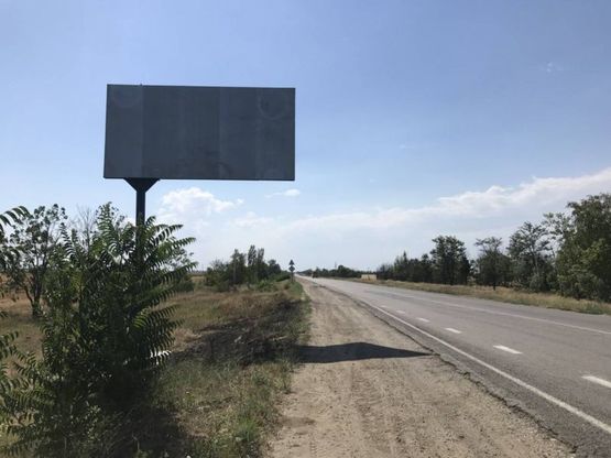 Фото рекламной плоскости по адресу Трасса Мелитополь -  Одесса (500м) правый Фото рекламной плоскости по адресу Трасса Мелитополь -  Одесса (500м) правый