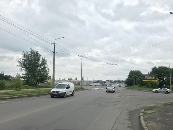Фото рекламной плоскости по адресу Львівська-Боженка_Новий ринок_в центр Фото рекламной плоскости по адресу Львівська-Боженка_Новий ринок_в центр