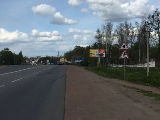 Фото рекламної площини за адресою Траса Житомир-Бердичів, вїзд в м.Житомир (с. Зарічани) ст А (щит № 2