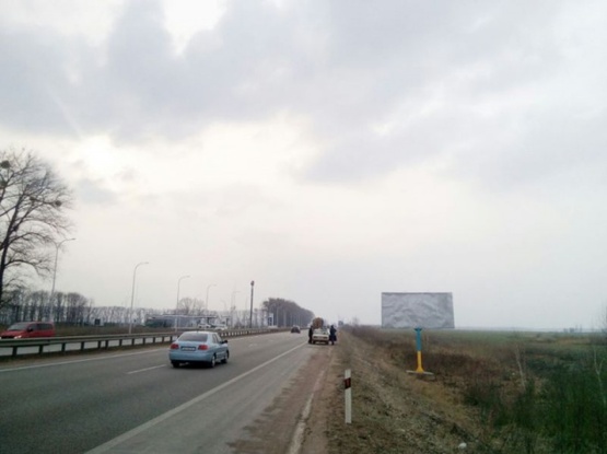 Фото рекламной плоскости по адресу Траса Київ-Житомир. Перед заправкою "СОКАР", напрямок з Києва на Житомир, ст.А