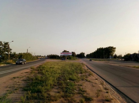 Фото рекламной плоскости по адресу Траса Житомир-Вінниця. Розвилка перед Бердичевом. Напрямок на Бердичів, Вінницю ст.Б