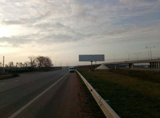 Фото рекламной плоскости по адресу Розвилка в с.Глибочиця № 3. Напрямок на Житомир ст.Б