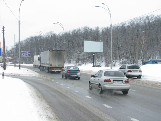 Фото рекламної площини за адресою Заболотного вул. /Пироговський шлях вул., 162-Б