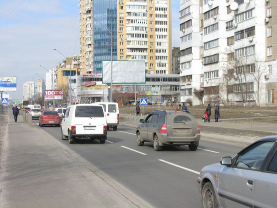 Фото рекламной плоскости по адресу Григоренка пр., 31