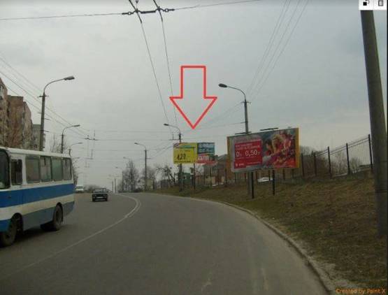 Фото рекламної площини за адресою вул.Метельницького (Бринського)