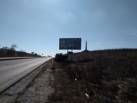 Фото рекламной плоскости по адресу Одесса - Николаев 22+250 Фото рекламной плоскости по адресу Одесса - Николаев 22+250