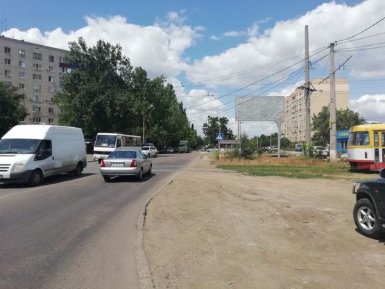 Фото рекламної площини за адресою Паустовского, 1а (А)