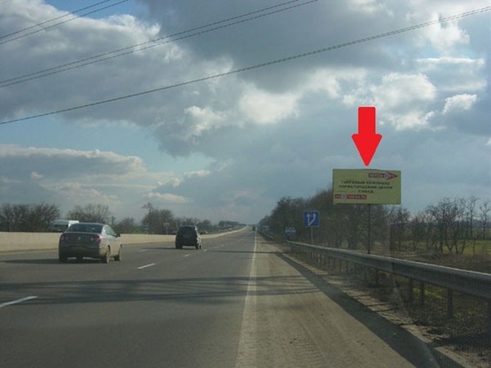 Фото рекламной плоскости по адресу Киевская трасса  457м  - въезд в город (за постом ГАИ) Фото рекламной плоскости по адресу Киевская трасса  457м  - въезд в город (за постом ГАИ)