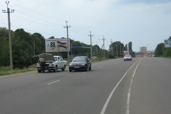 Фото рекламной плоскости по адресу Южная дорога, 32 - АЗС Укрнафта Фото рекламной плоскости по адресу Южная дорога, 32 - АЗС Укрнафта