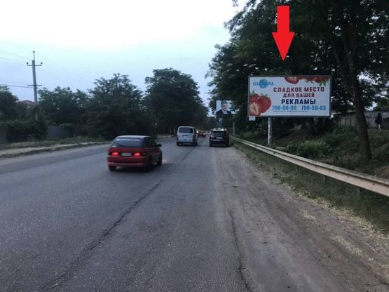 Фото рекламной плоскости по адресу пр-кт Небесной Сотни - 13 ст. Люстдорфской дороги