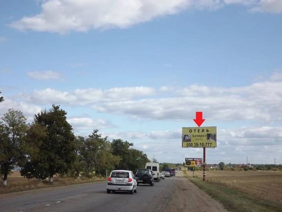 Фото рекламной плоскости по адресу Одесса - Тирасполь - 2 столба Фото рекламной плоскости по адресу Одесса - Тирасполь - 2 столба