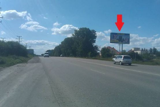 Фото рекламної площини за адресою Южная дорога  (Сосновый берег, Лески) - ТРЦ Ривьера, АШАН