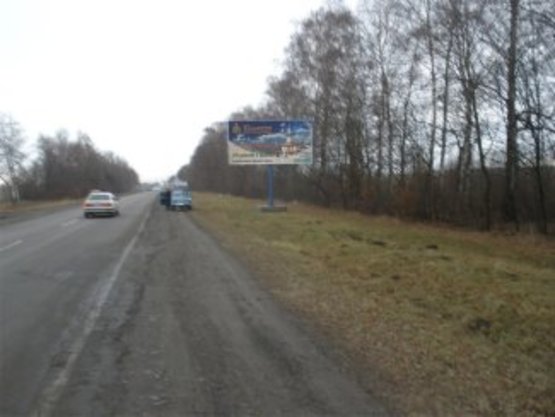 Фото рекламной плоскости по адресу с.Лисець (дорога Ів.-Франківськ-Богородчани)