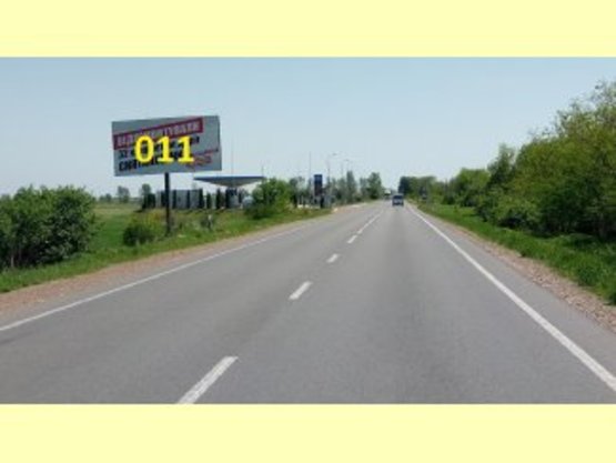 Фото рекламної площини за адресою Снятинський район, с.Хлібчин, вул.Жовтнева, біля АЗС "Авіас" (траса на Чернівці) траса Ів-Франк-Чернівці