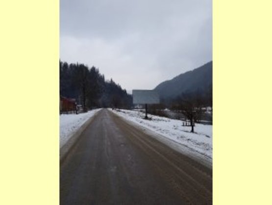 Фото рекламної площини за адресою с.Криворівня траса Верховина-Косів №1 Фото рекламної площини за адресою с.Криворівня траса Верховина-Косів №1