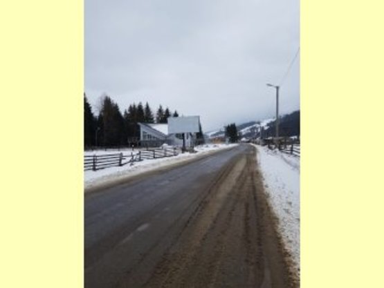 Фото рекламной плоскости по адресу с.Ільці траса Ворохта - Верховина №1