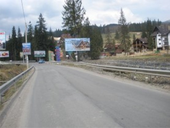 Фото рекламної площини за адресою ГК Буковель   350 м  (правий)