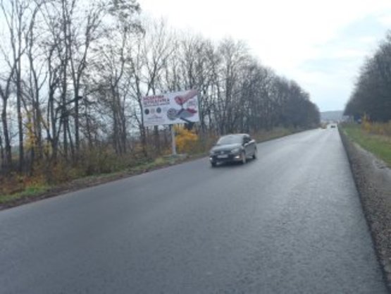 Фото рекламной плоскости по адресу Калуш с.Вістова№4 (траса Стрий-Івано-Франківськ)