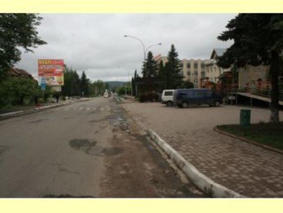 Фото рекламной плоскости по адресу Соборна   (Надвірнянський лісокомбінат) (верхній) ст.Б