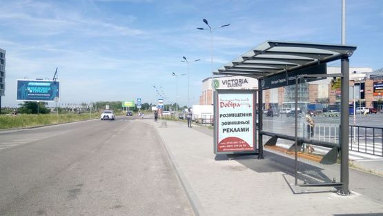 Фото рекламної площини за адресою вул. Кульпарківська, 226а (зупинка ТЦ "Вікторія Гарденс")