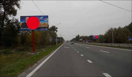 Фото рекламної площини за адресою М-06, 35+600 лево       (вышечный борд)